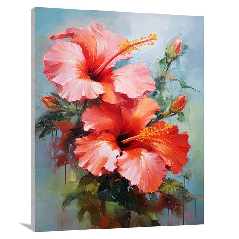 Hibiscus Symphony - Canvas Print