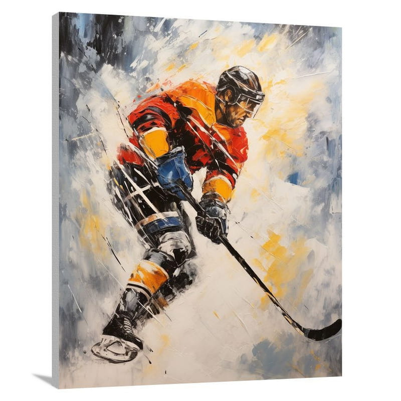 Hockey Clash - Canvas Print
