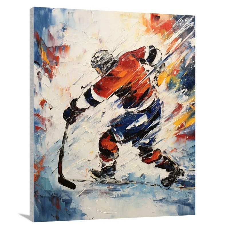 Hockey Clash - Minimalist - Canvas Print