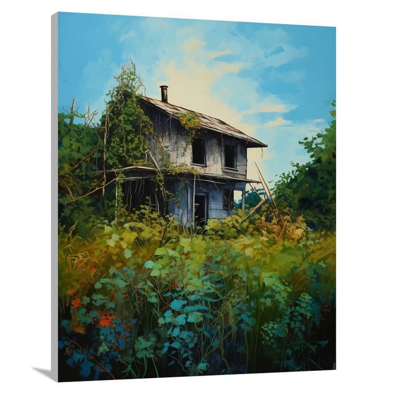 Home's Melancholic Beauty - Canvas Print