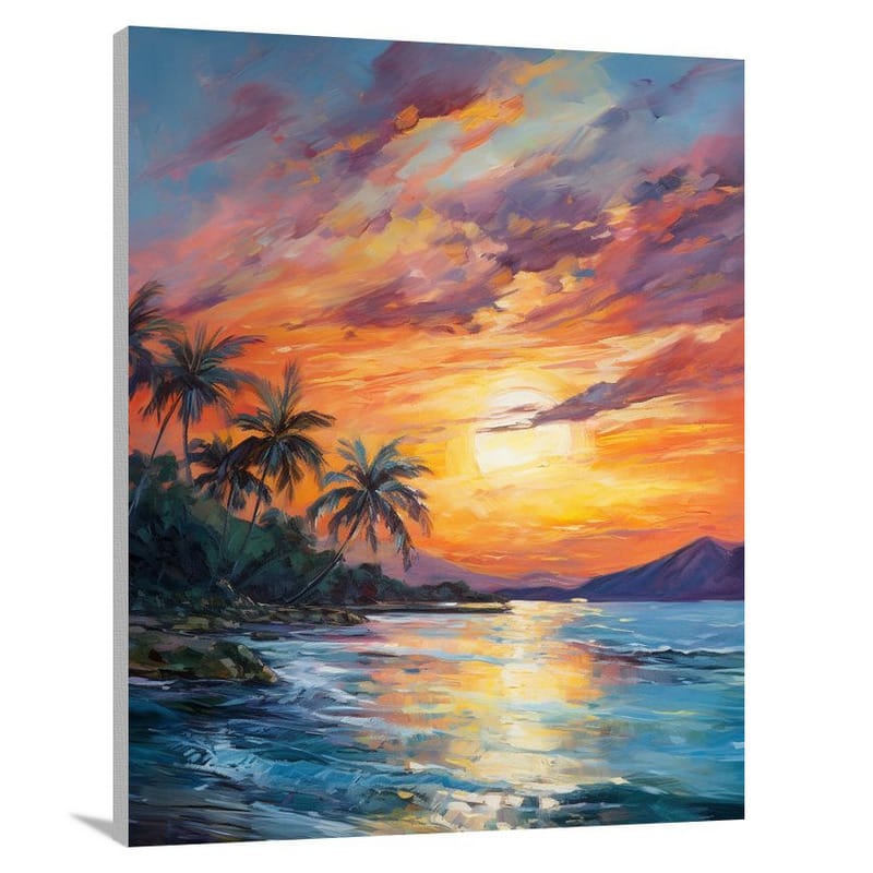 Honduras Sunset - Canvas Print