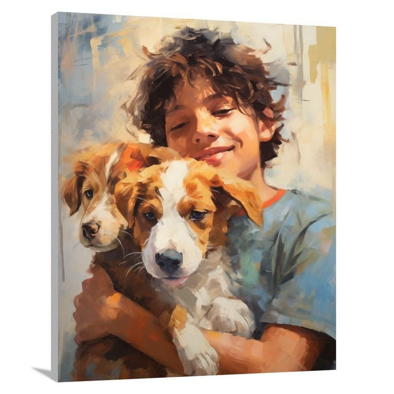 Hopeful Hearts: Pet Adoption - Canvas Print