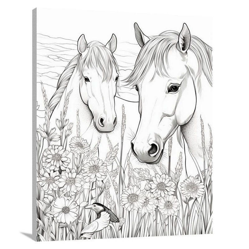 Horse Harmony - Canvas Print