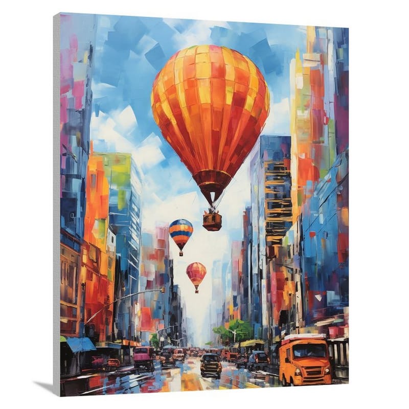 Hot Air Balloon Ascension - Canvas Print