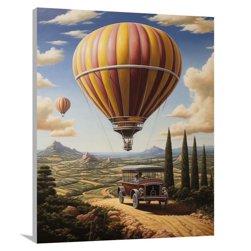 Hot Air Balloon Voyage - Canvas Print