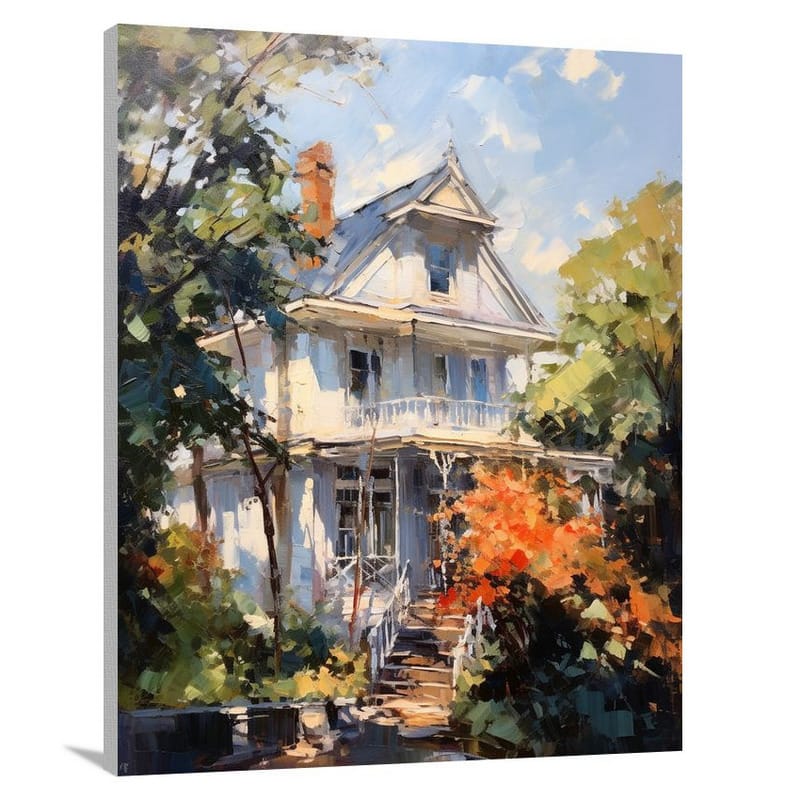 House of Elegance - Impressionist - Canvas Print