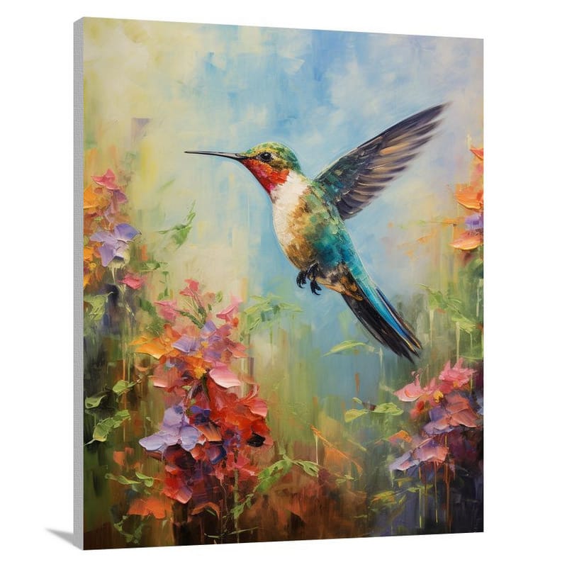 Hummingbird's Symphony - Canvas Print