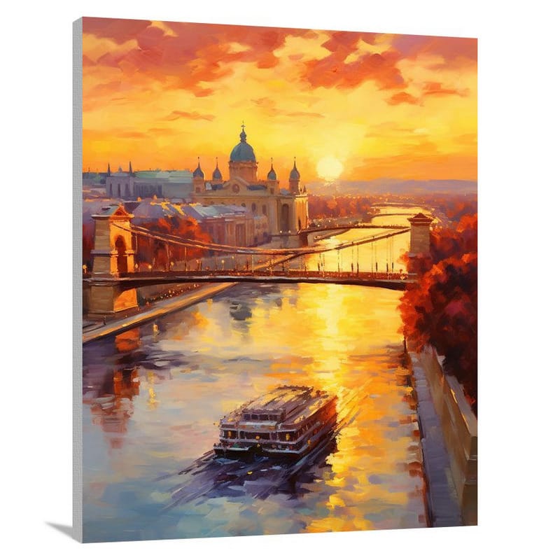 Hungarian Sunset - Canvas Print