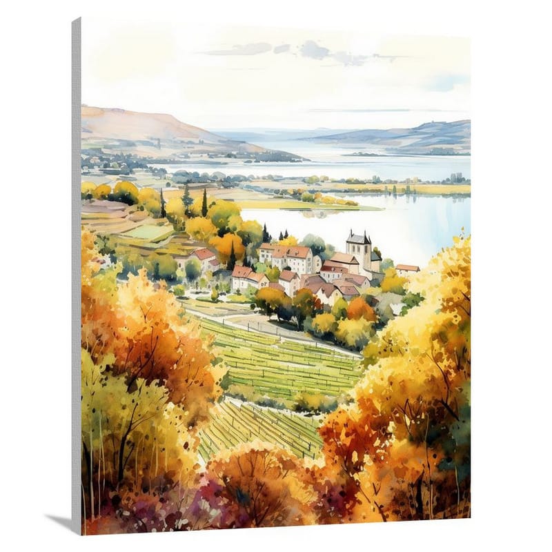 Hungary's Autumn Symphony - Canvas Print