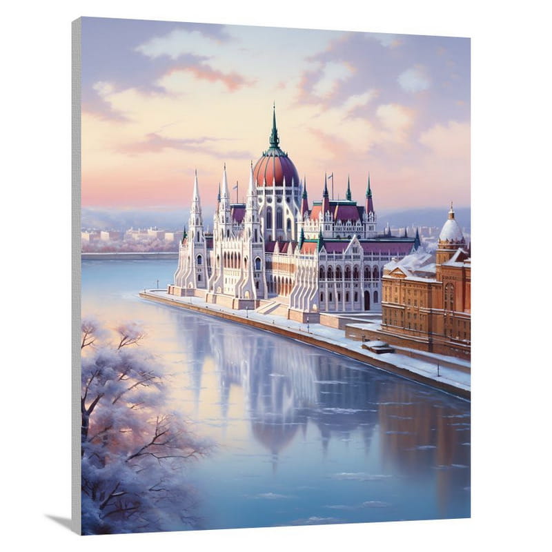 Hungary's Majestic Parliament - Canvas Print