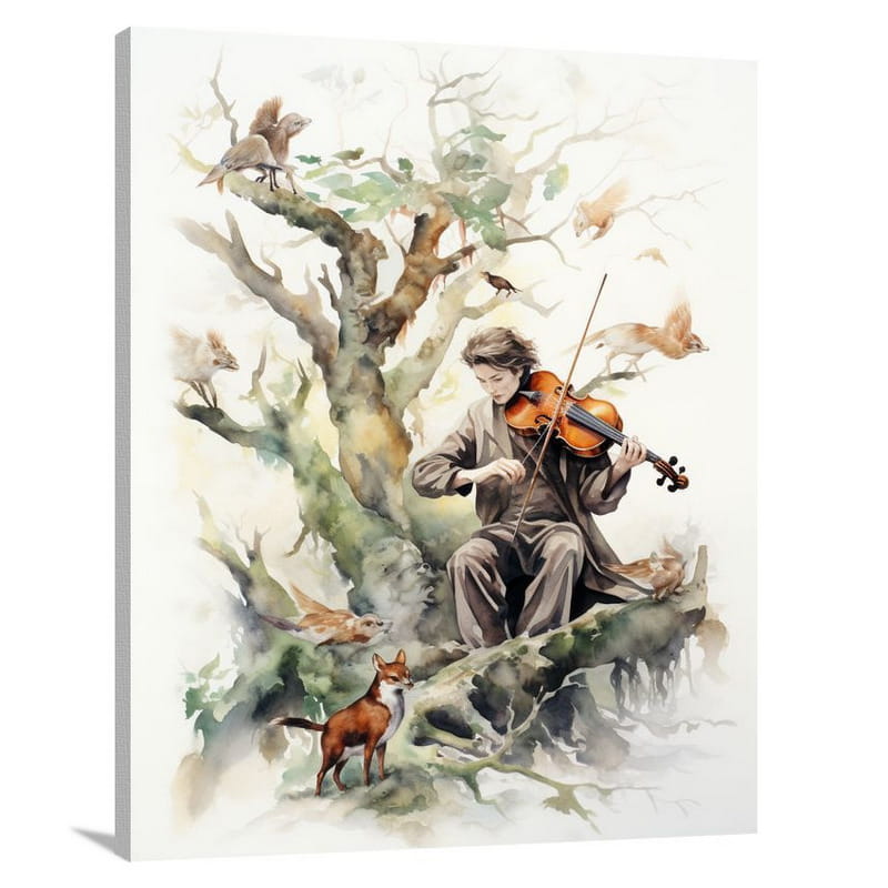 Hunting's Melodic Pursuit - Canvas Print