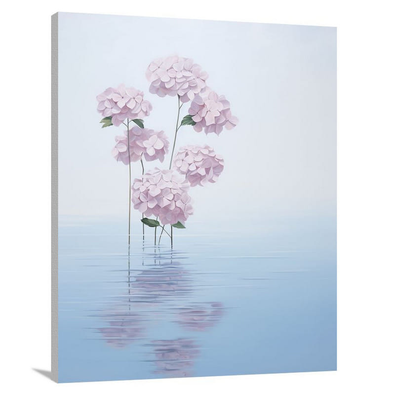 Hydrangea Reflections - Canvas Print