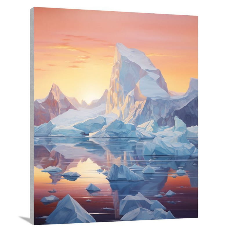 Iceberg Symphony - Contemporary Art - Canvas Print