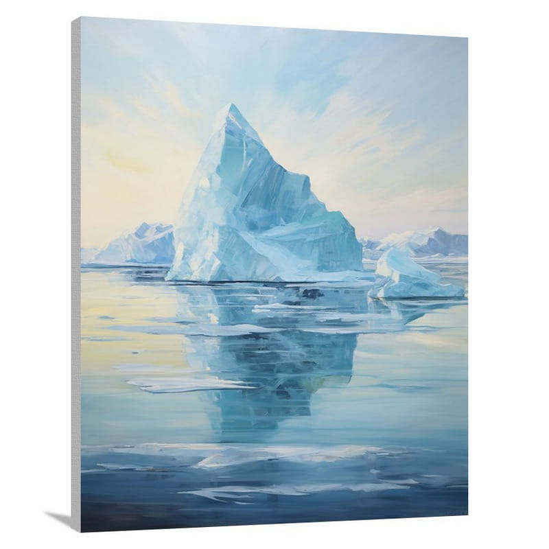 Iceberg Symphony - Impressionist - Canvas Print