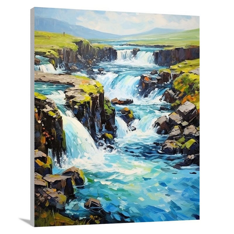 Icelandic Serenity - Impressionist - Canvas Print