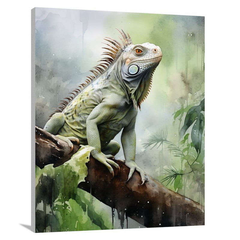 Iguana's Serenity - Canvas Print