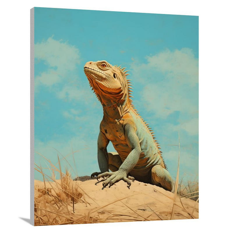 Iguana's Wild Domain - Canvas Print