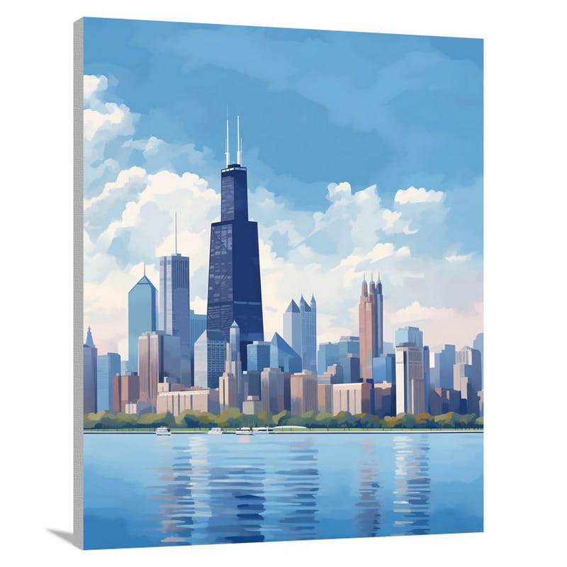 Illinois Splendor - Minimalist - Canvas Print