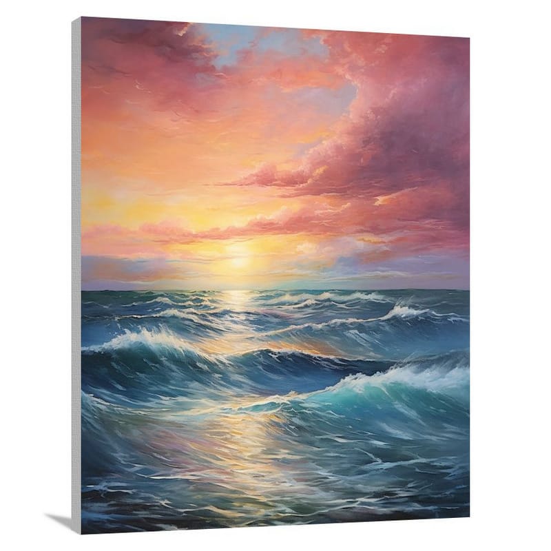 Imagination's Serene Sunset - Canvas Print