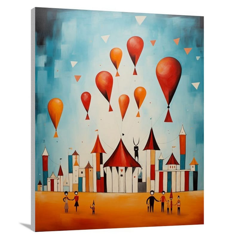 Imagination's Whimsical Carnival - Canvas Print