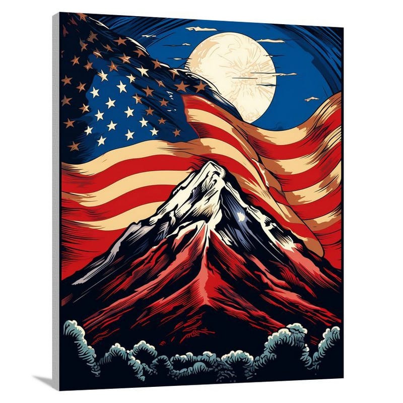 Independence Day Majesty - Canvas Print