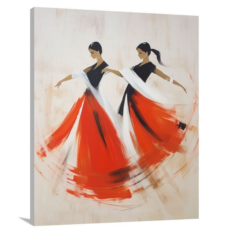 India's Graceful Rhythm - Canvas Print