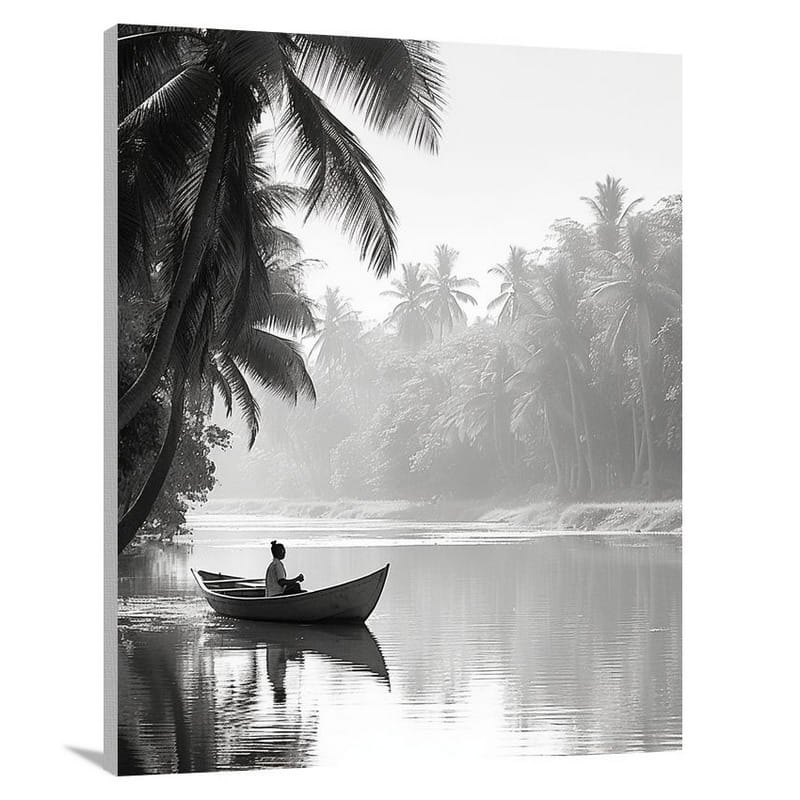 India's Serene Waters: - Canvas Print