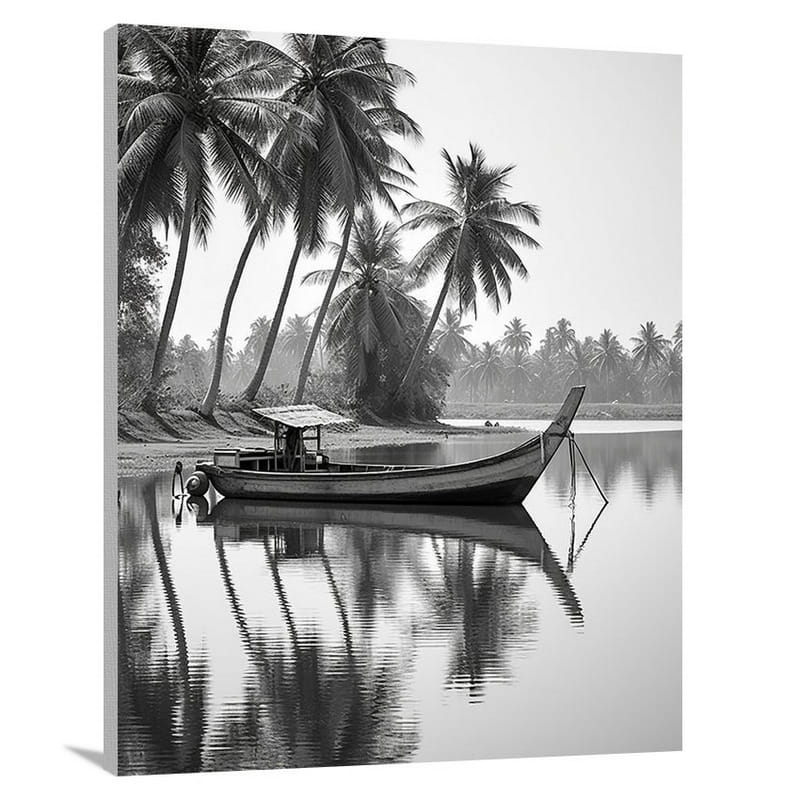 India's Tranquil Waters - Canvas Print