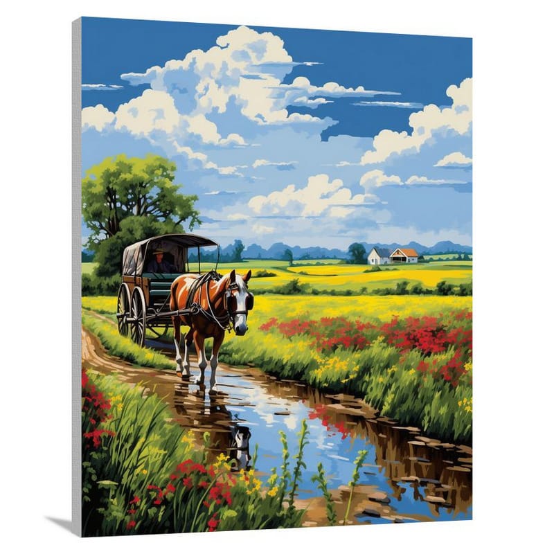 Indiana's Amish Dream - Canvas Print