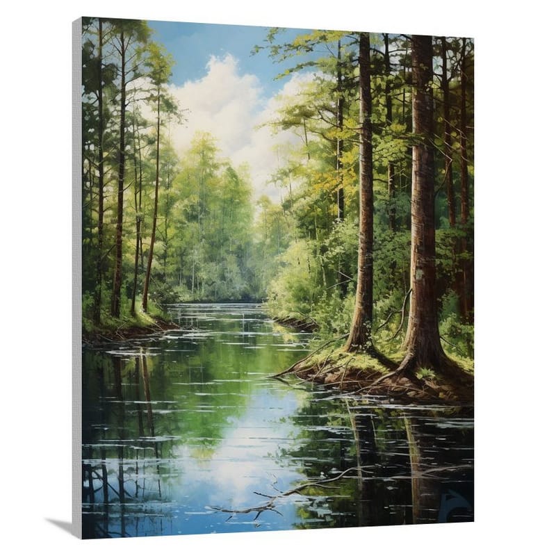 Indiana's Reflections - Canvas Print