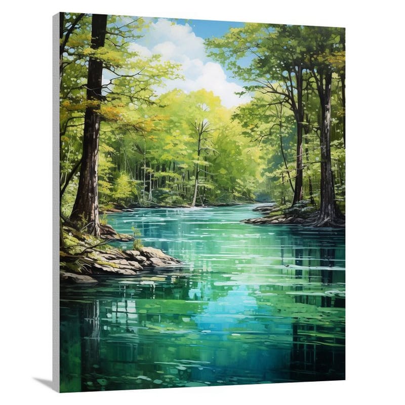 Indiana's Reflections - Contemporary Art - Canvas Print
