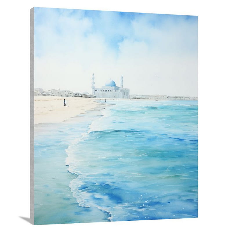 Iran's Coastal Serenity - Canvas Print