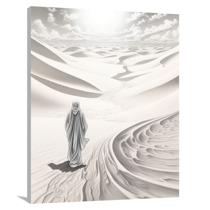 Iran's Desert Symphony - Canvas Print