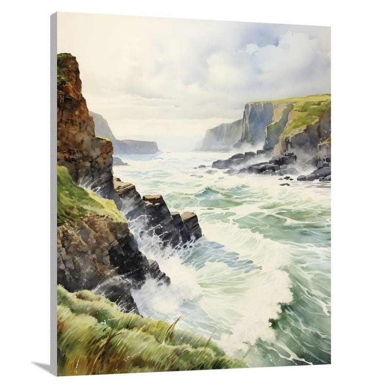 Ireland's Majestic Fury - Canvas Print