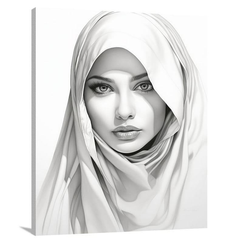 Islam's Resilient Veil - Canvas Print