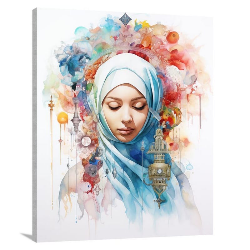 Islamic Harmony - Canvas Print