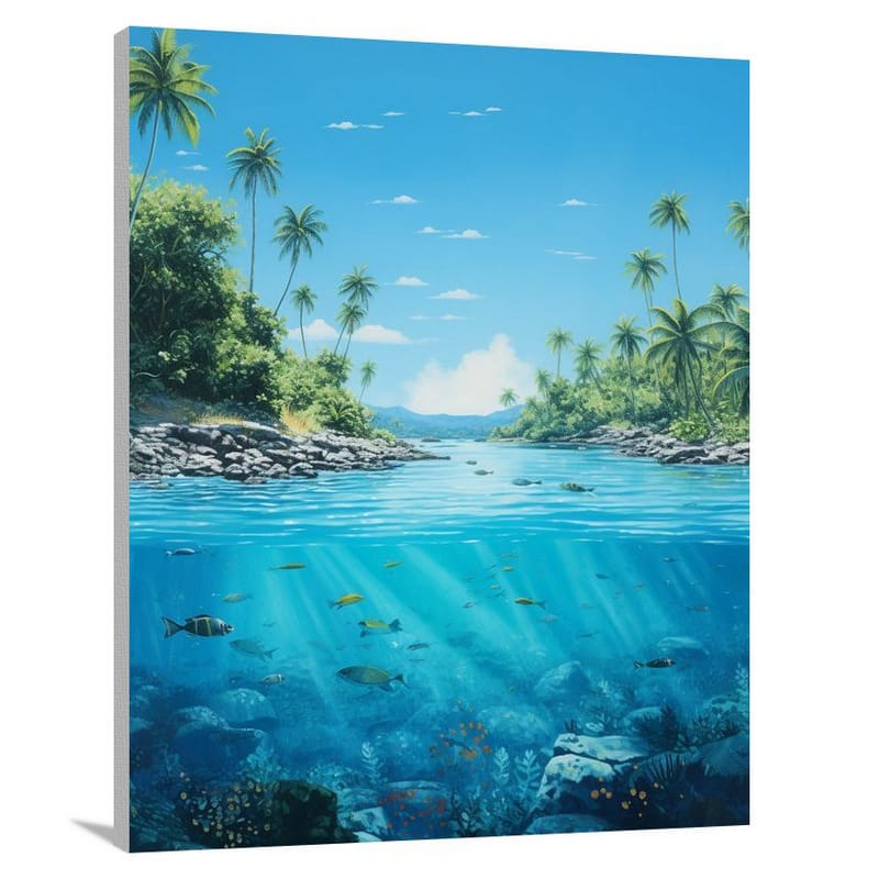 Island Serenity: British Virgin Islands - Canvas Print