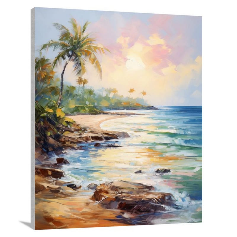 Island Serenity - Impressionist 2 - Canvas Print