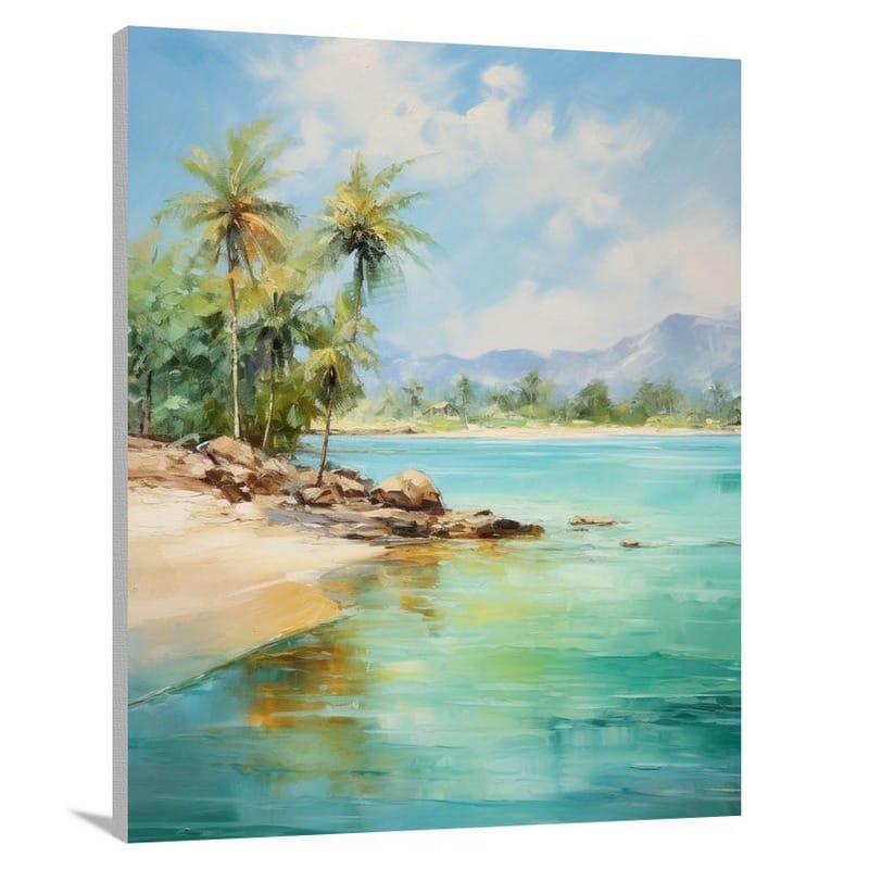 Island Serenity - Impressionist - Canvas Print