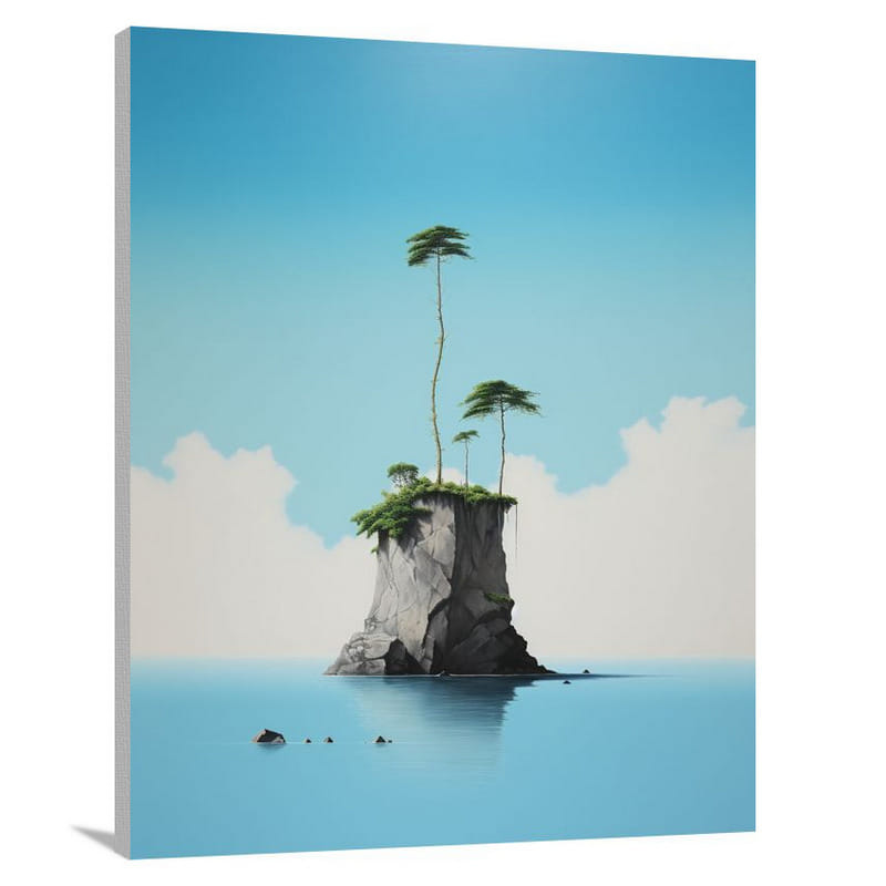 Island Serenity - Minimalist 2 - Canvas Print