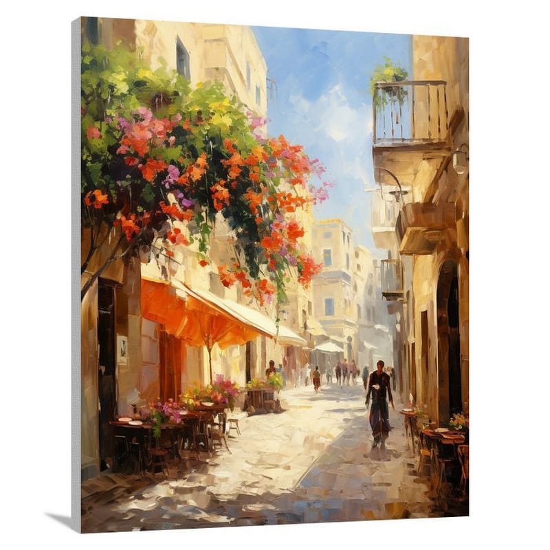 Israel's Blooming Tapestry - Canvas Print