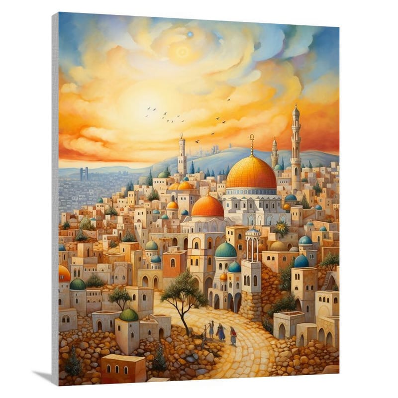 Israel's Sacred Whispers - Contemporary Art - Canvas Print