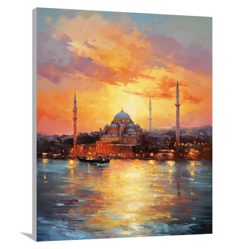 Istanbul Sunset - Canvas Print