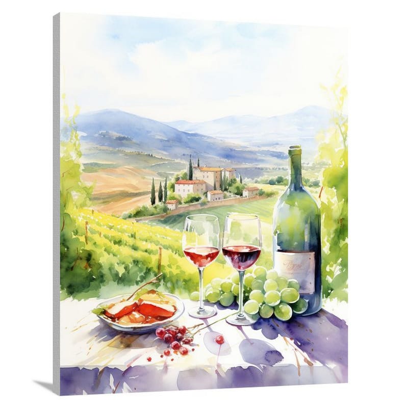 Italian Cuisine: A Gastronomic Symphony - Canvas Print