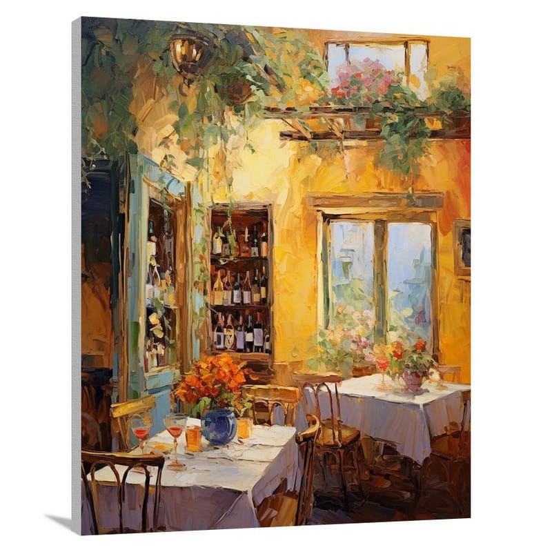 Italian Cuisine: A Vibrant Canvas - Canvas Print