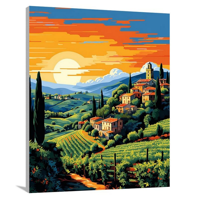 Italian Serenity - Pop Art - Canvas Print