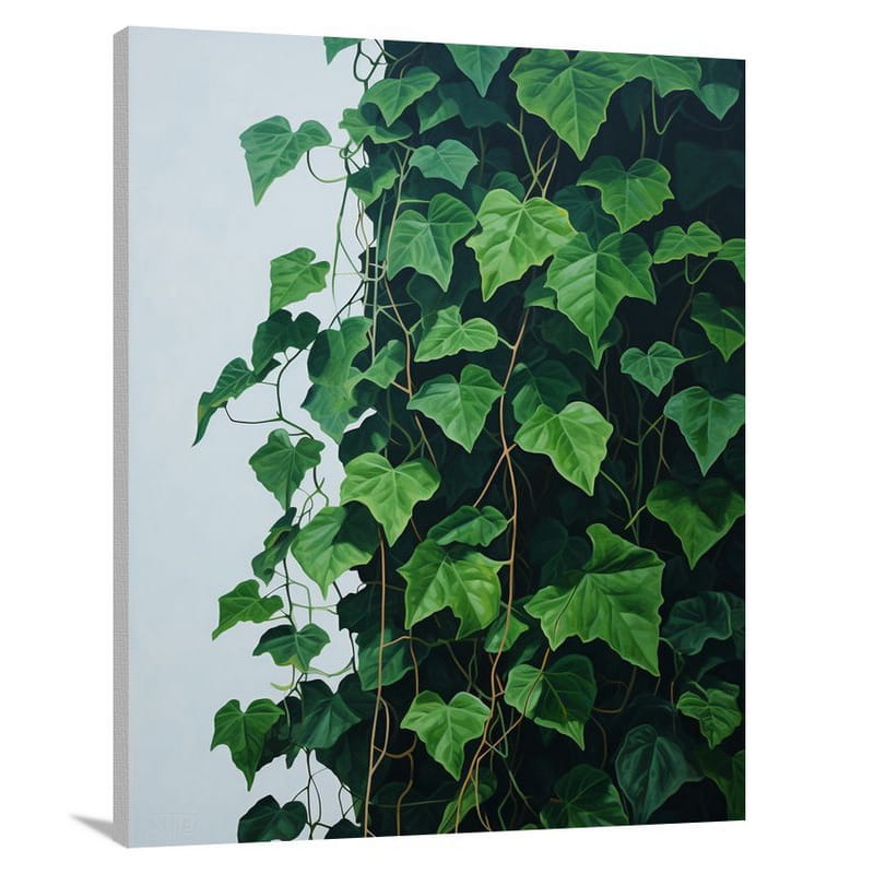 Ivy & Vine: Resilient Harmony. - Minimalist - Canvas Print