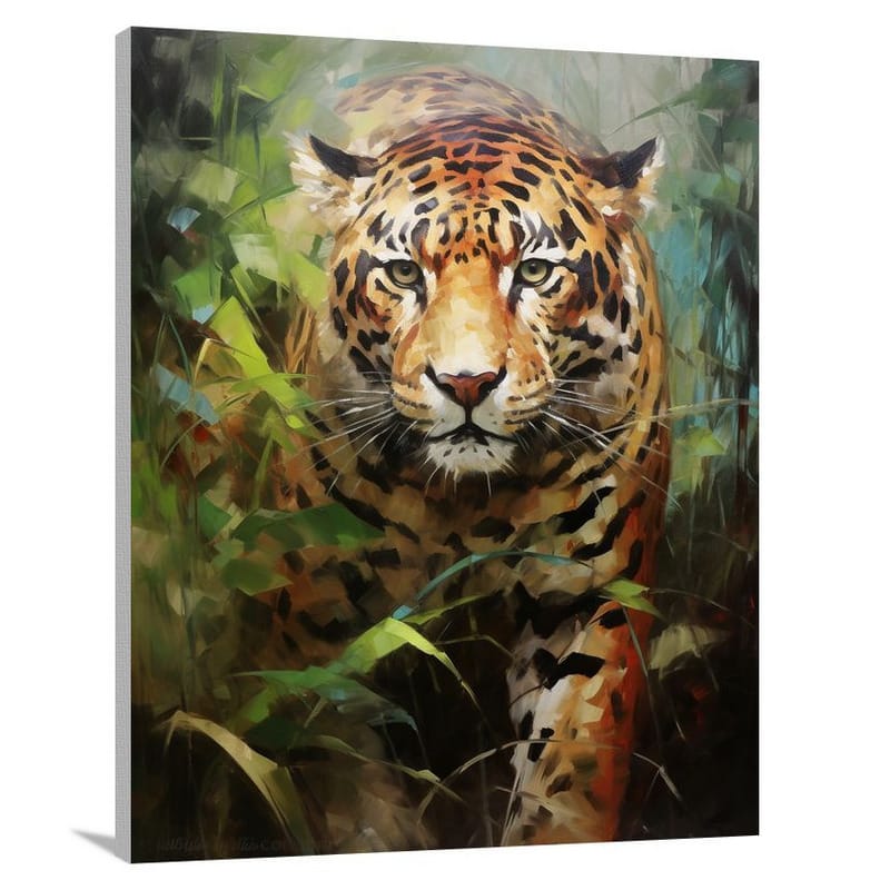 Jaguar's Majesty - Canvas Print