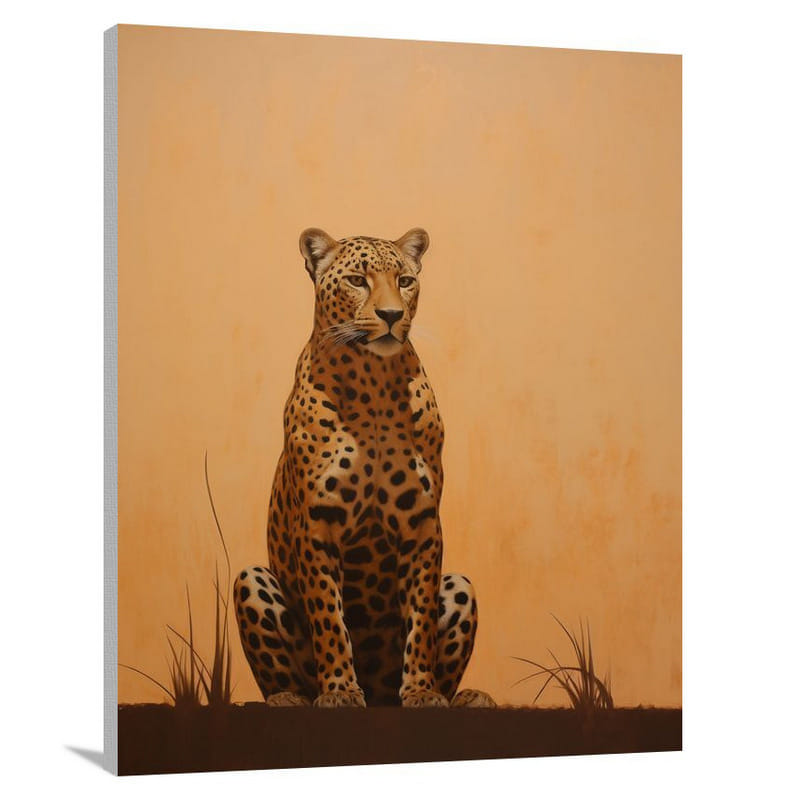 Jaguar's Majesty - Minimalist 2 - Canvas Print