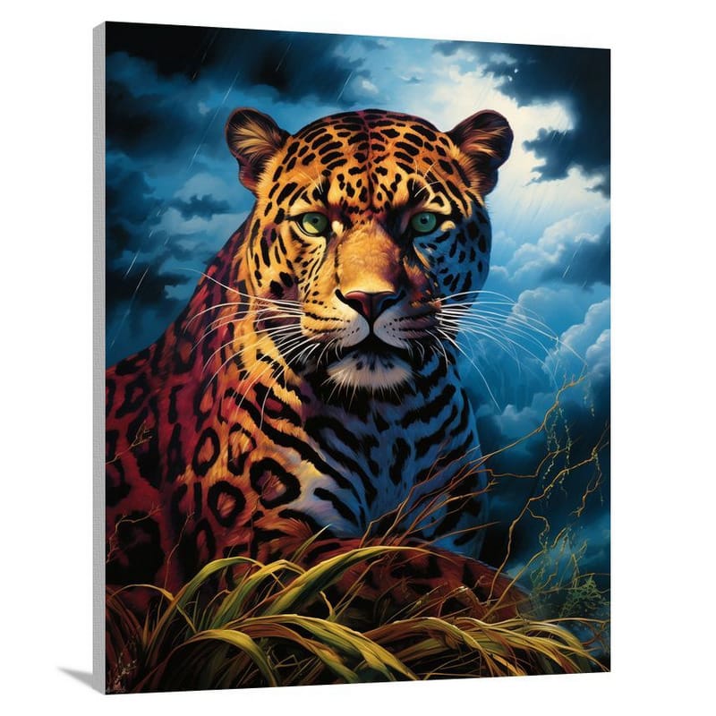 Jaguar's Roar - Canvas Print